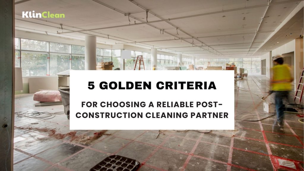 Post-Construction Cleaning