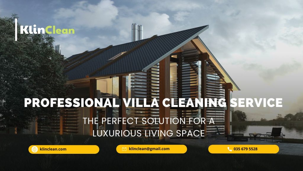 Villa cleaning